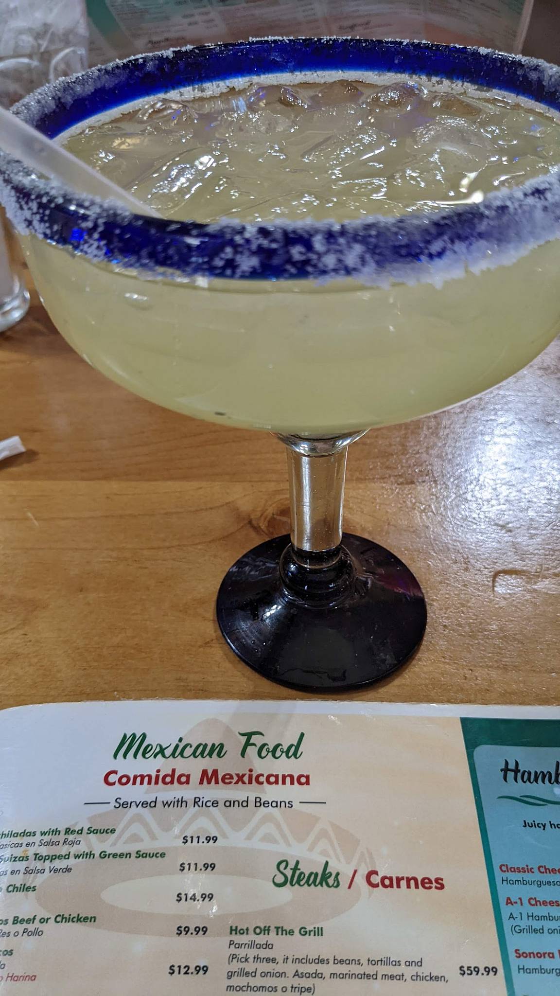 Menu at La Bocanita Restaurant, Rio Rico, Circulo Mercado