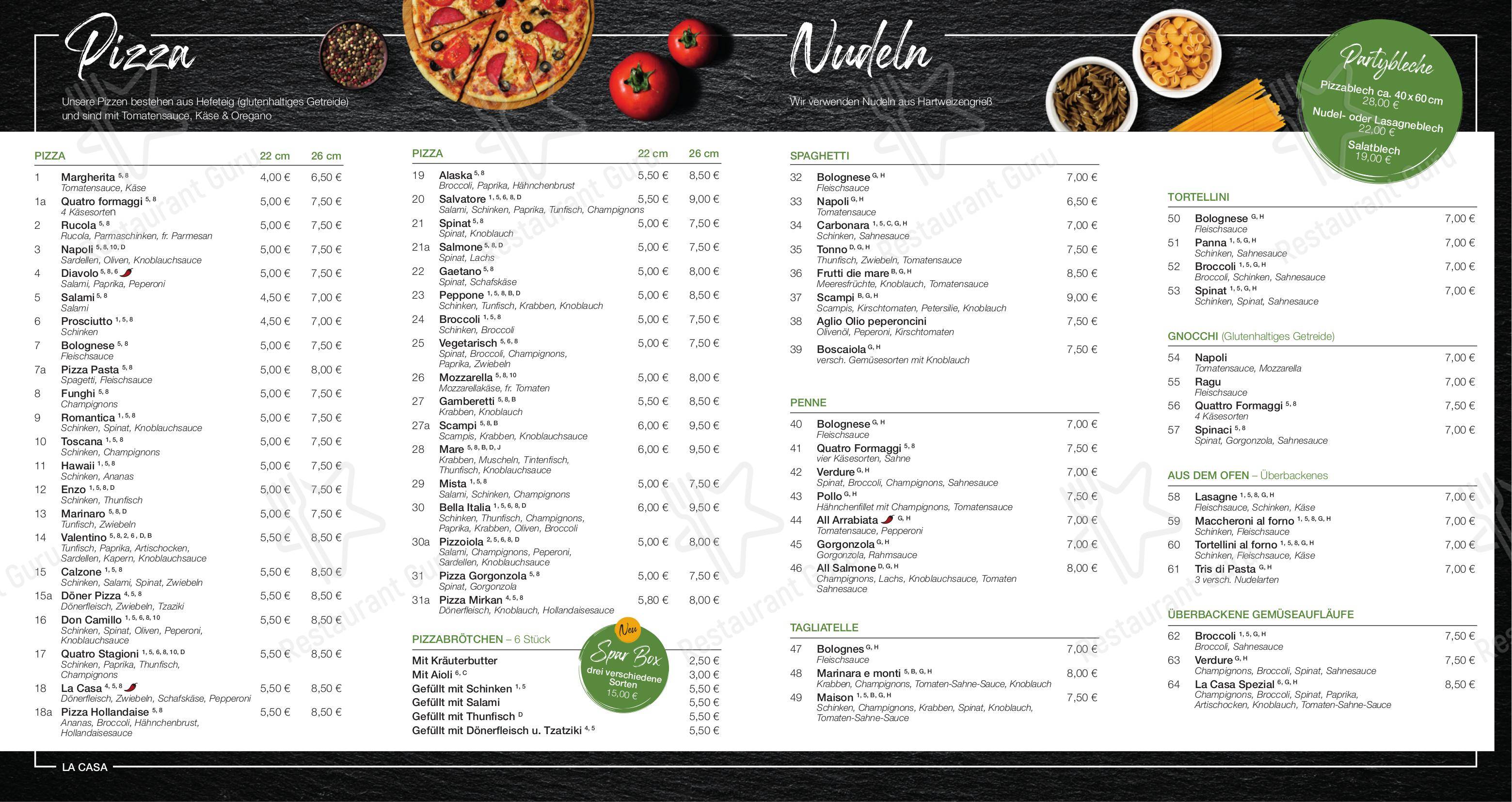 restaurant pizzeria la casa wesel / undeloh