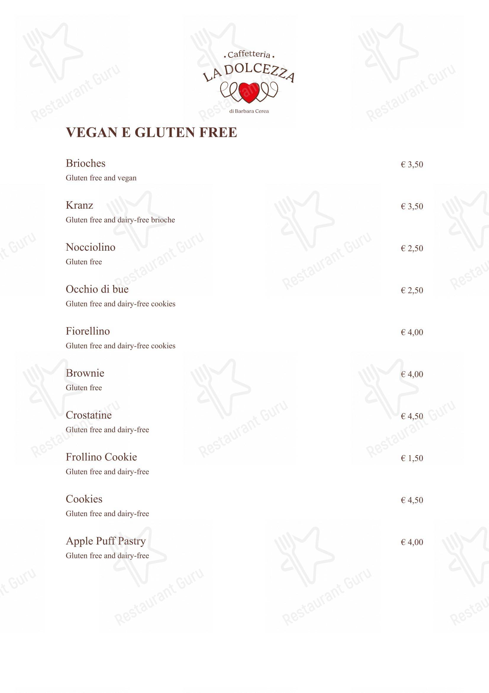La Dolcezza di Barbara Cerea in Bergamo - 菜单
