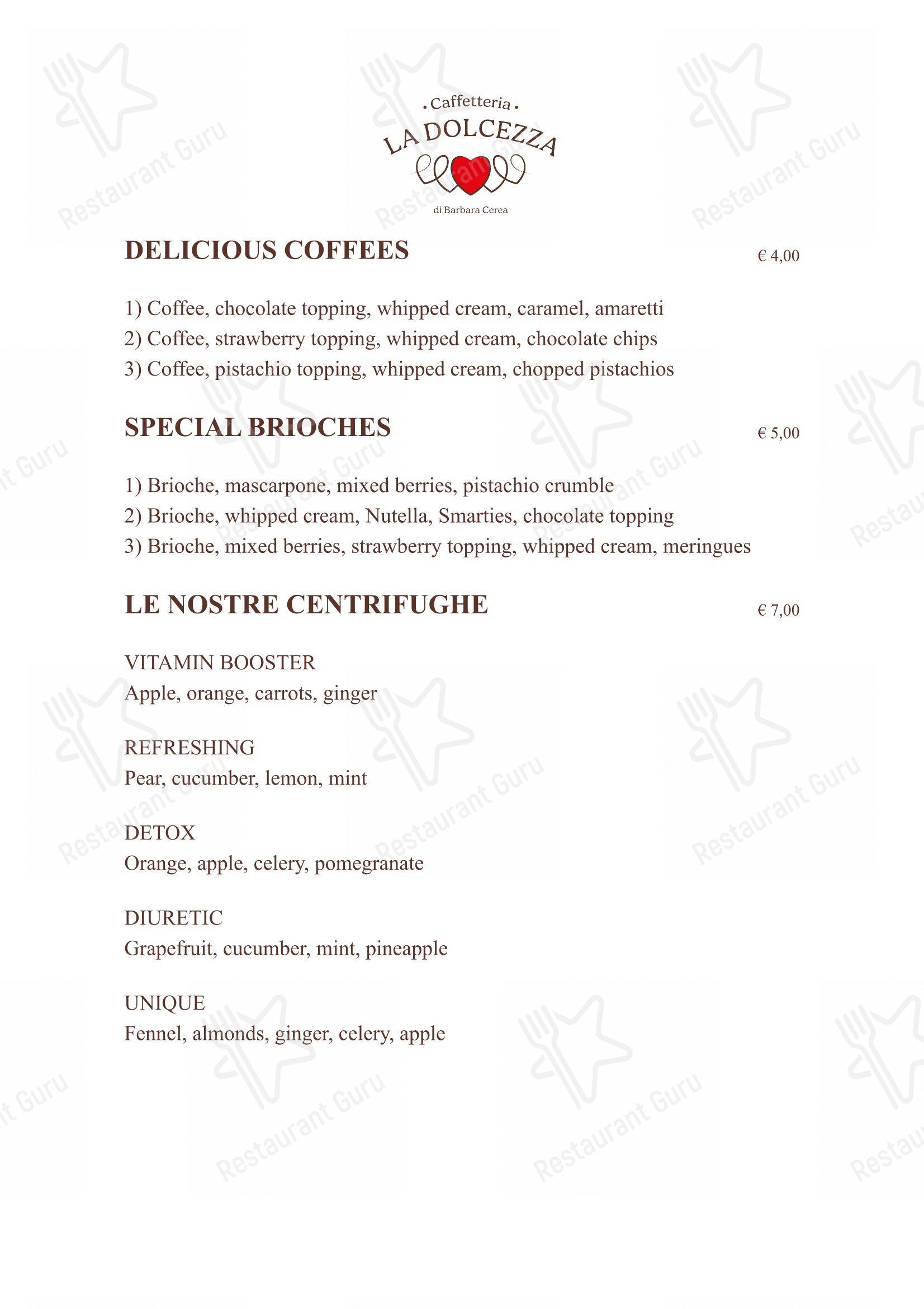Menu di La Dolcezza di Barbara Cerea - 菜单