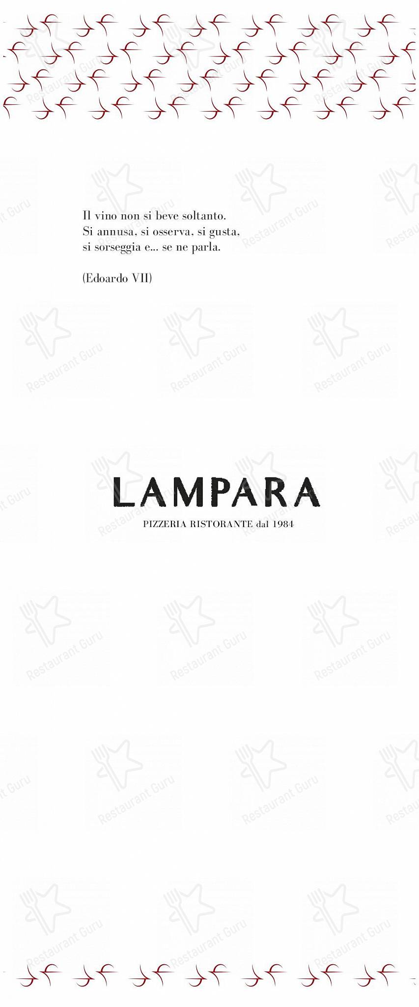Lunch Menu per La Lampara in Torino
