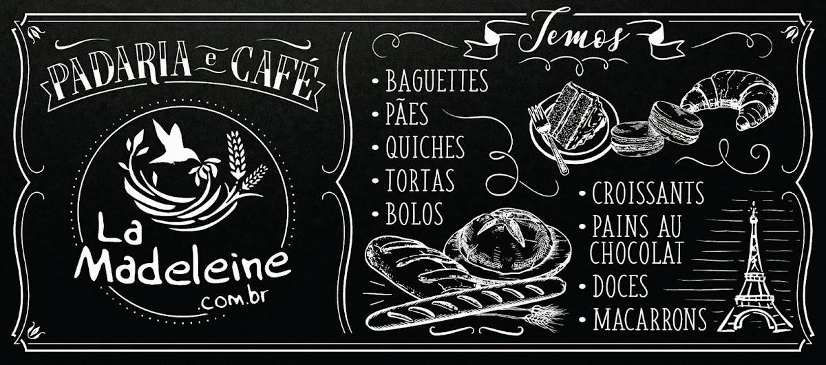La Madeleine padaria e café cardápio