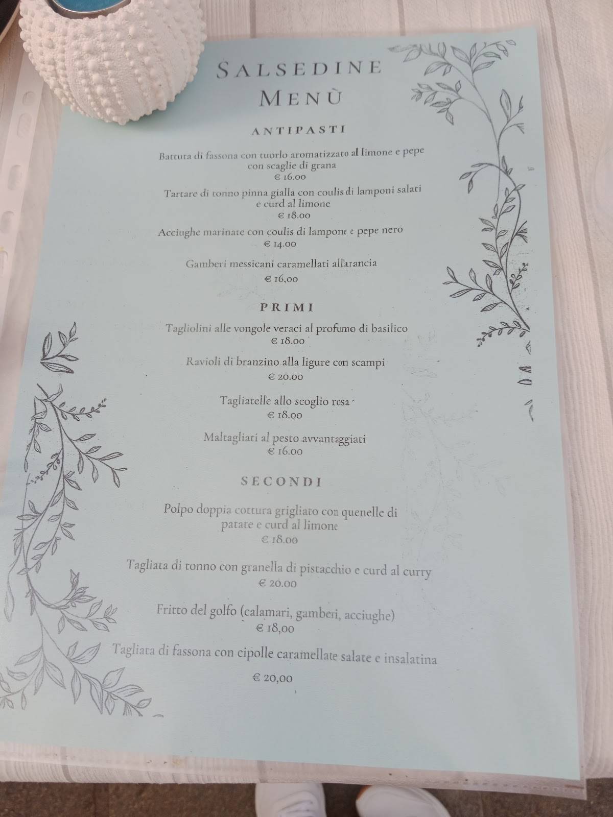 Menu di Chiosco La Pesa 