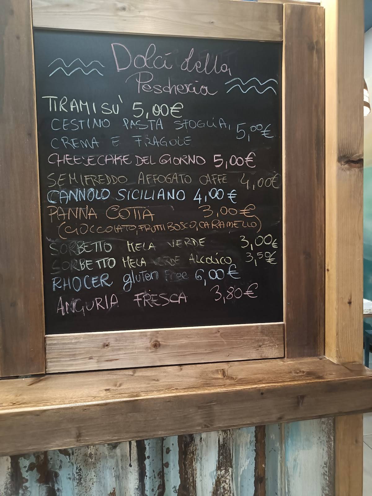 Menu di La Pescheria Da Claudio È Giuliano 