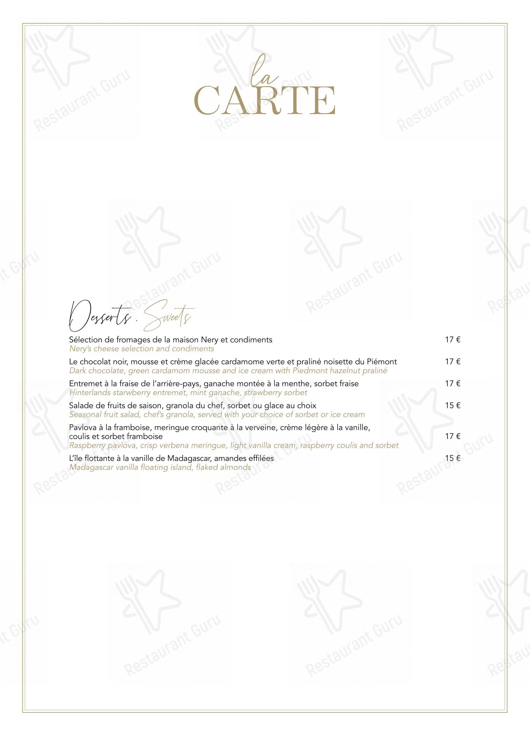 Menu pour La Rotonde - Коктейльная карта