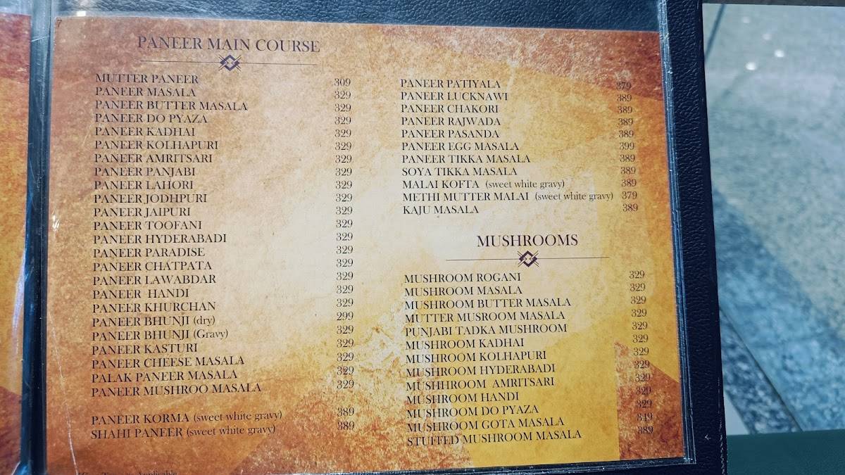 Lalaji dilliwale restro & cafe menu