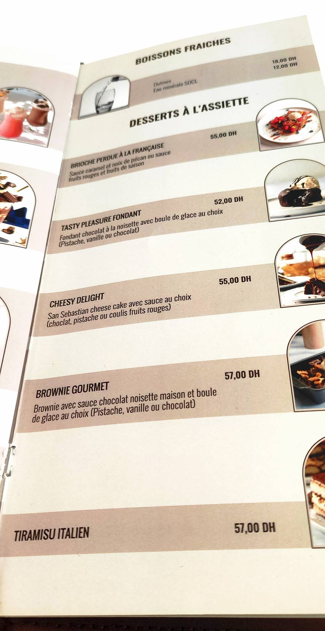 Menu de Lamjarred Boutique