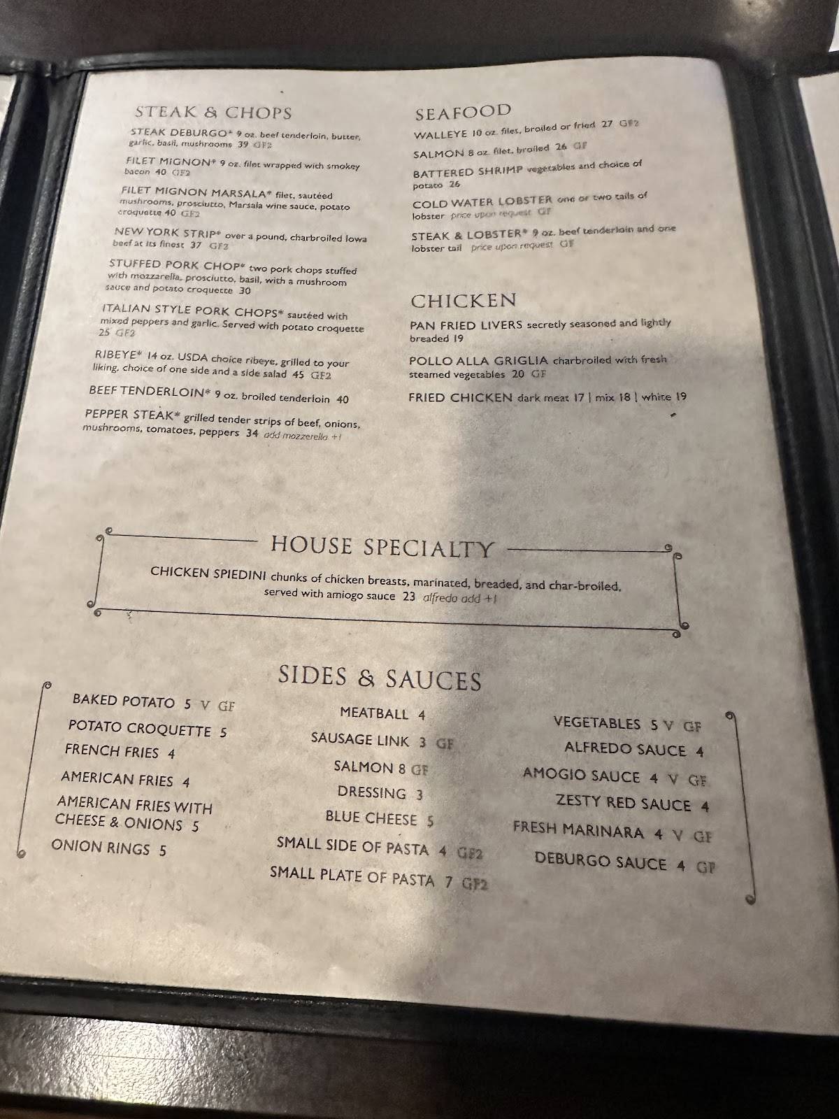 Latin King Menu With Prices , Latin King Restaurant Menu - OVNI