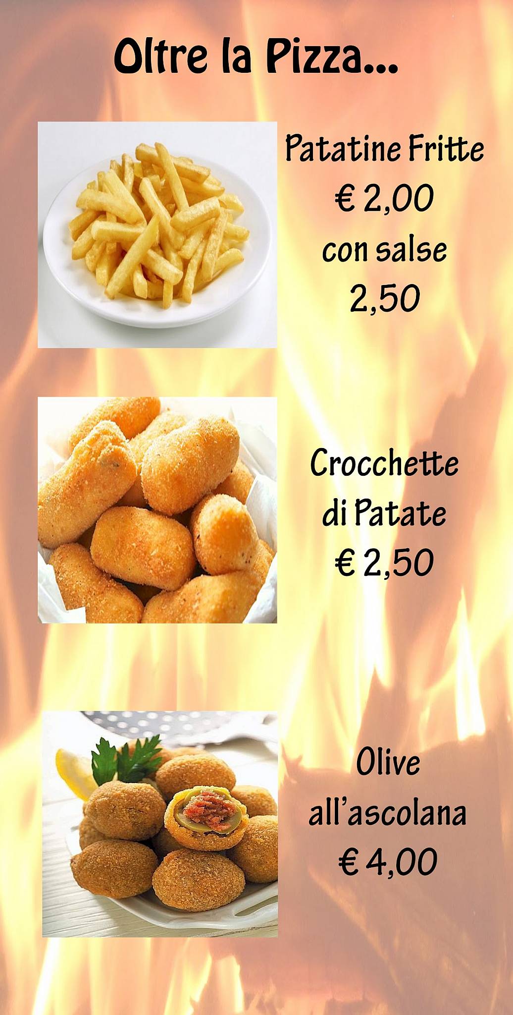 Menu di Le Braci 