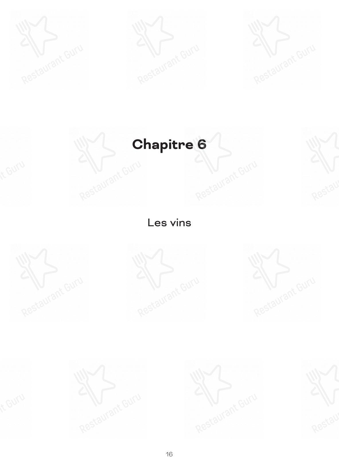 Основное меню pour Le Shack dans Paris