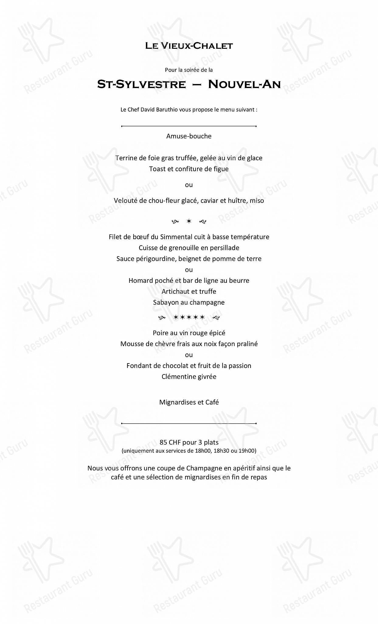 Детское per Restaurant Le Vieux-Chalet steakhouse