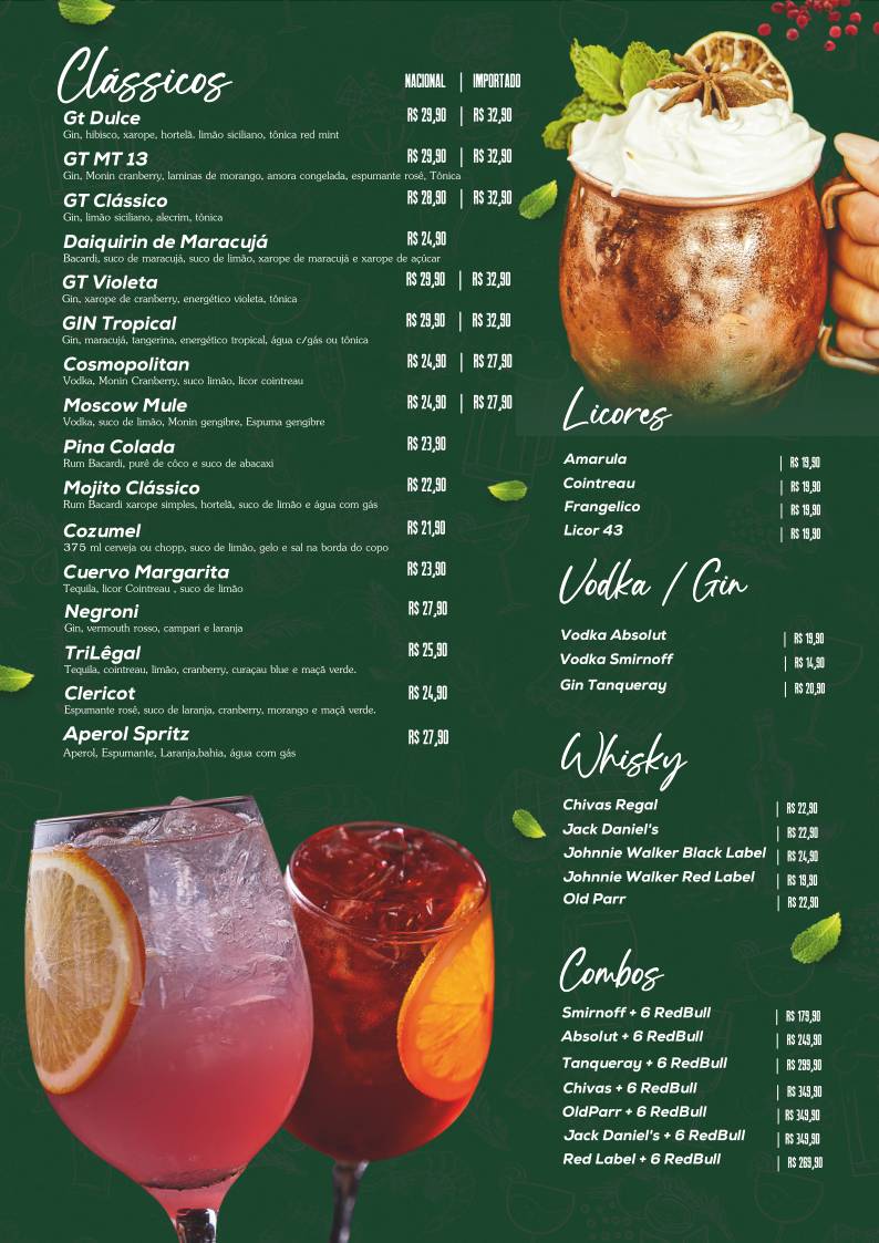 LêDulce Gastrobar cardápio