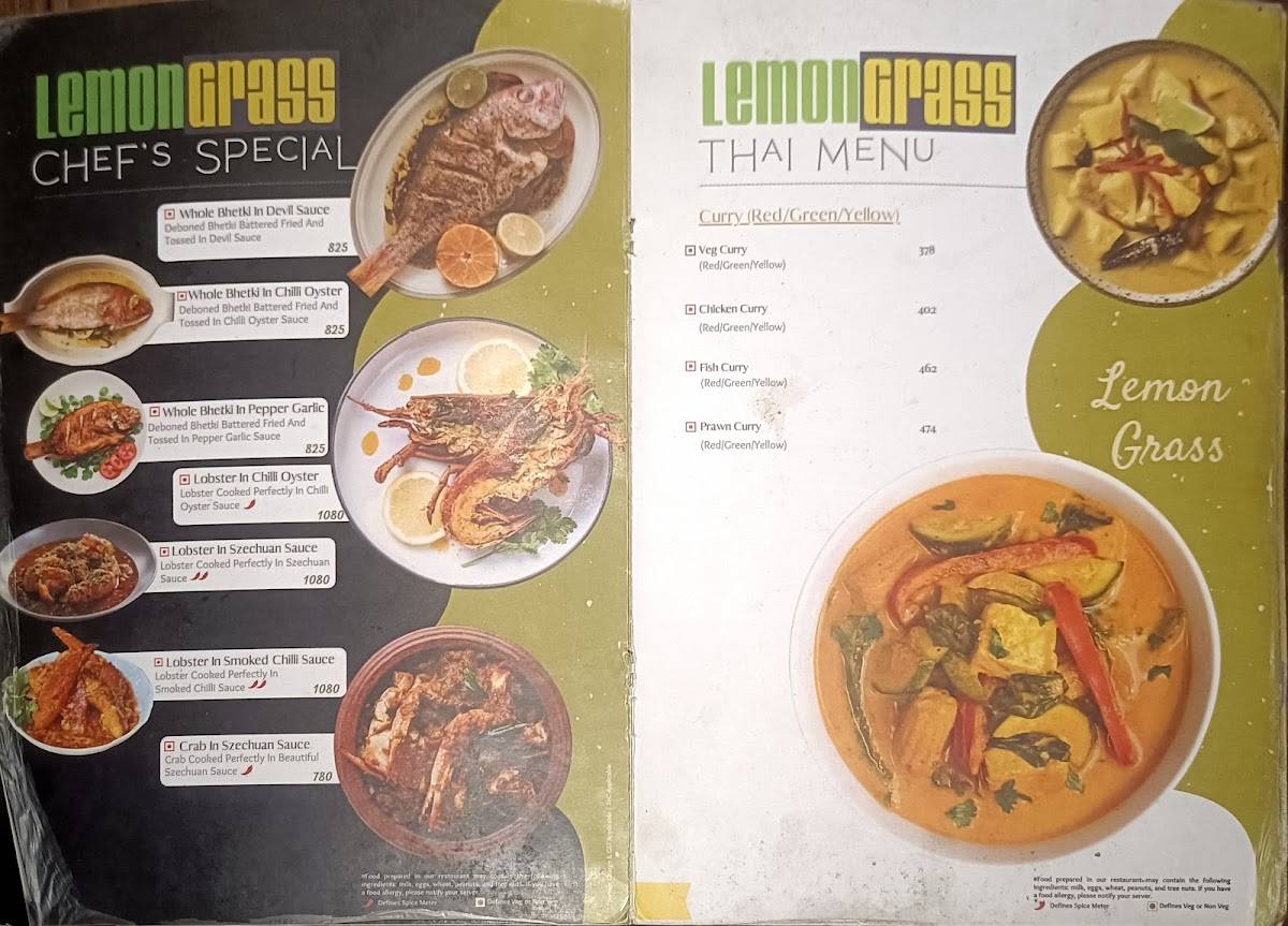 Lemon Grass Durgapur menu