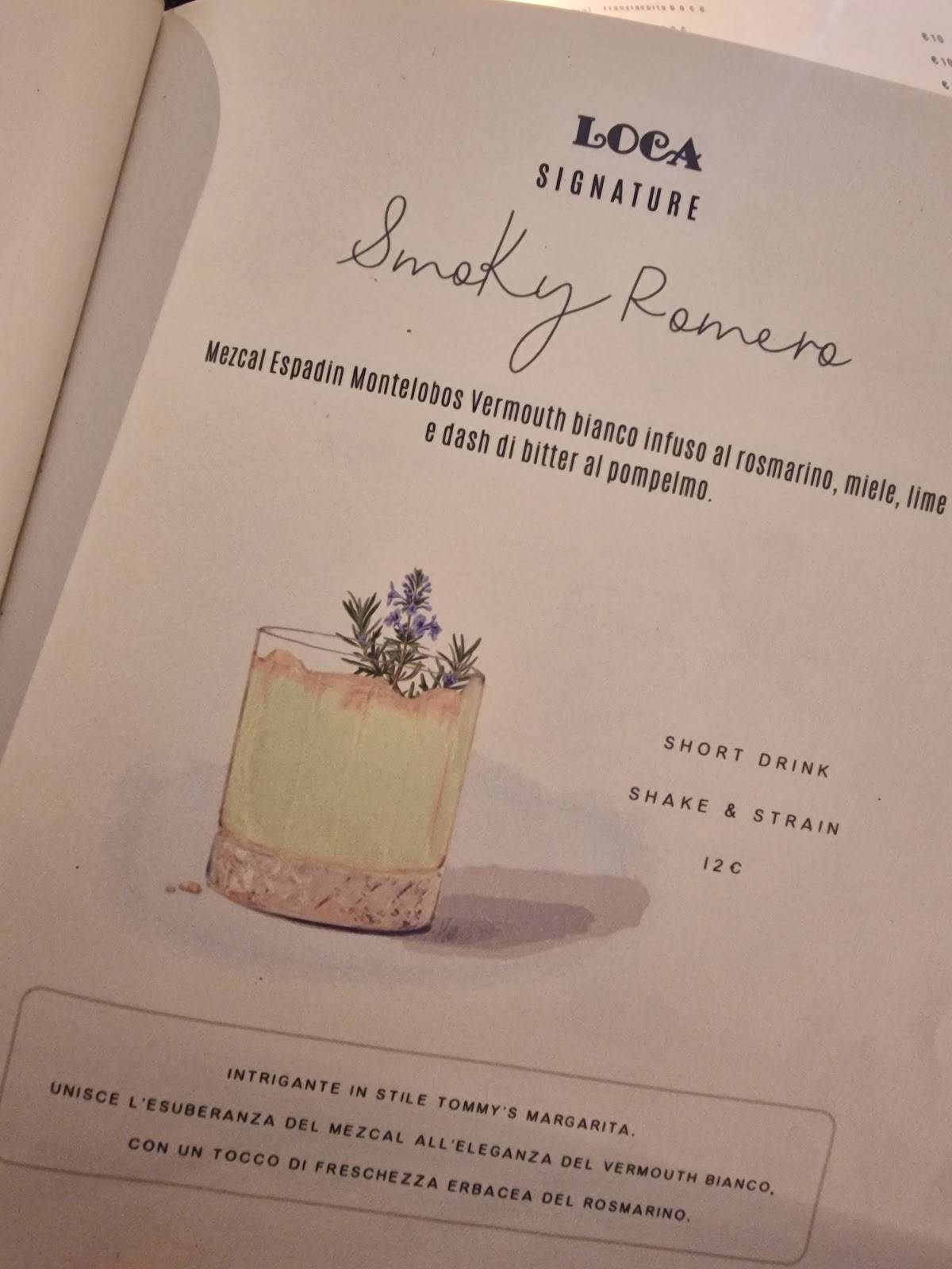 Menu di Loca 