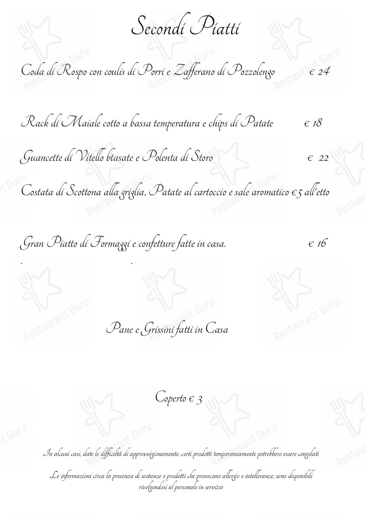 Guarda il menu di Trattoria Agli Angeli