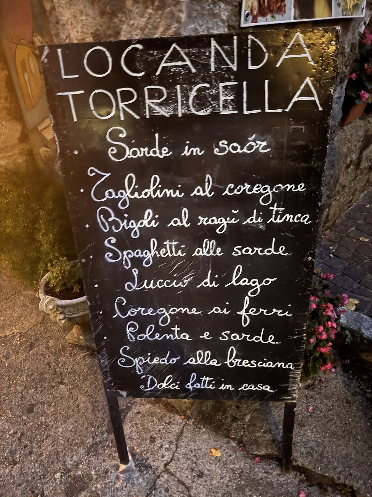 Menu di Locanda Torricella 