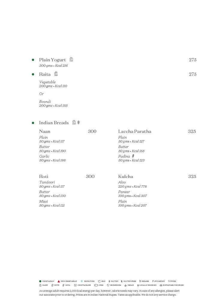 Lotus Cafe menu