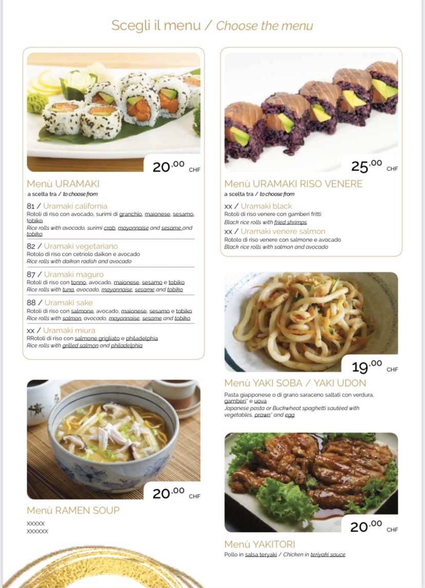 Menu di Sayuri 