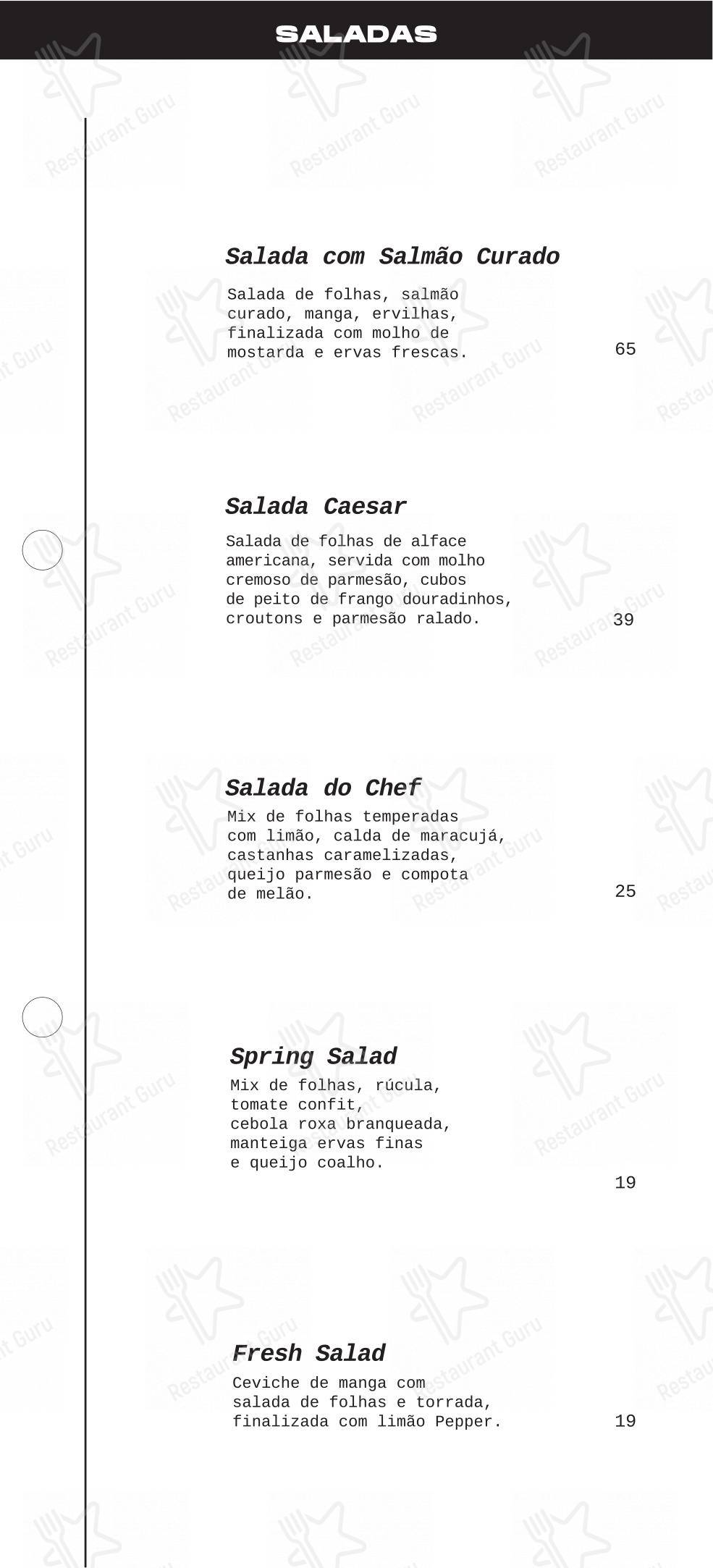 Lumen Café + Gastronomia - Основное меню
