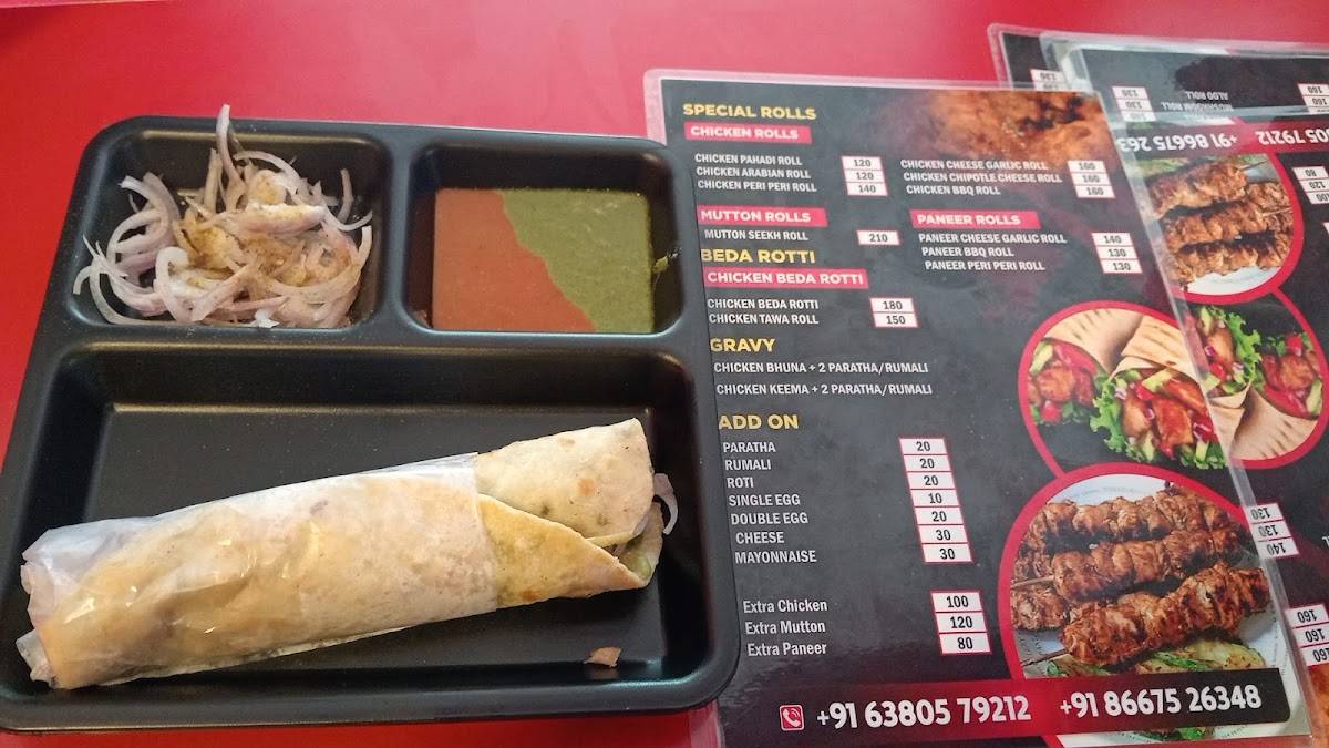 MALAI STAR KEBAB menu
