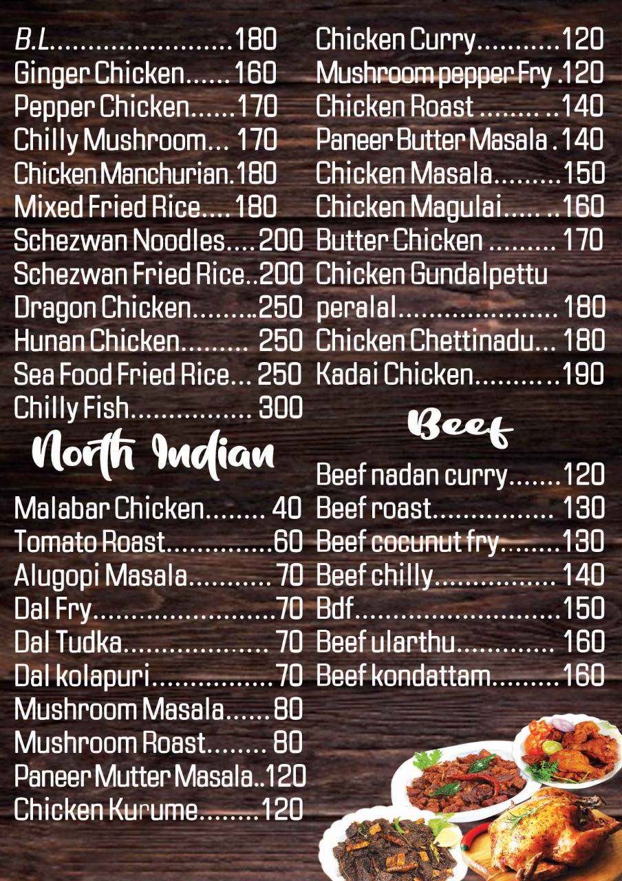 MommoS Restaurant menu