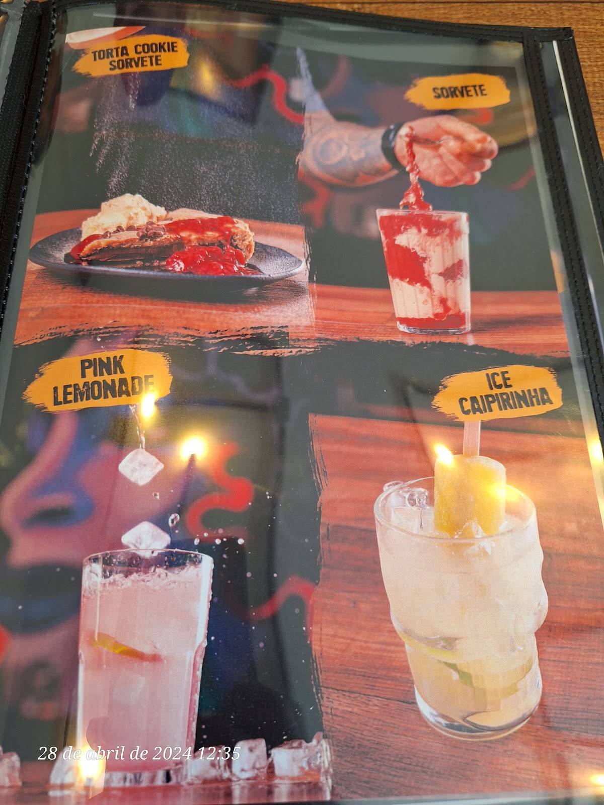 MaBlack House cardápio