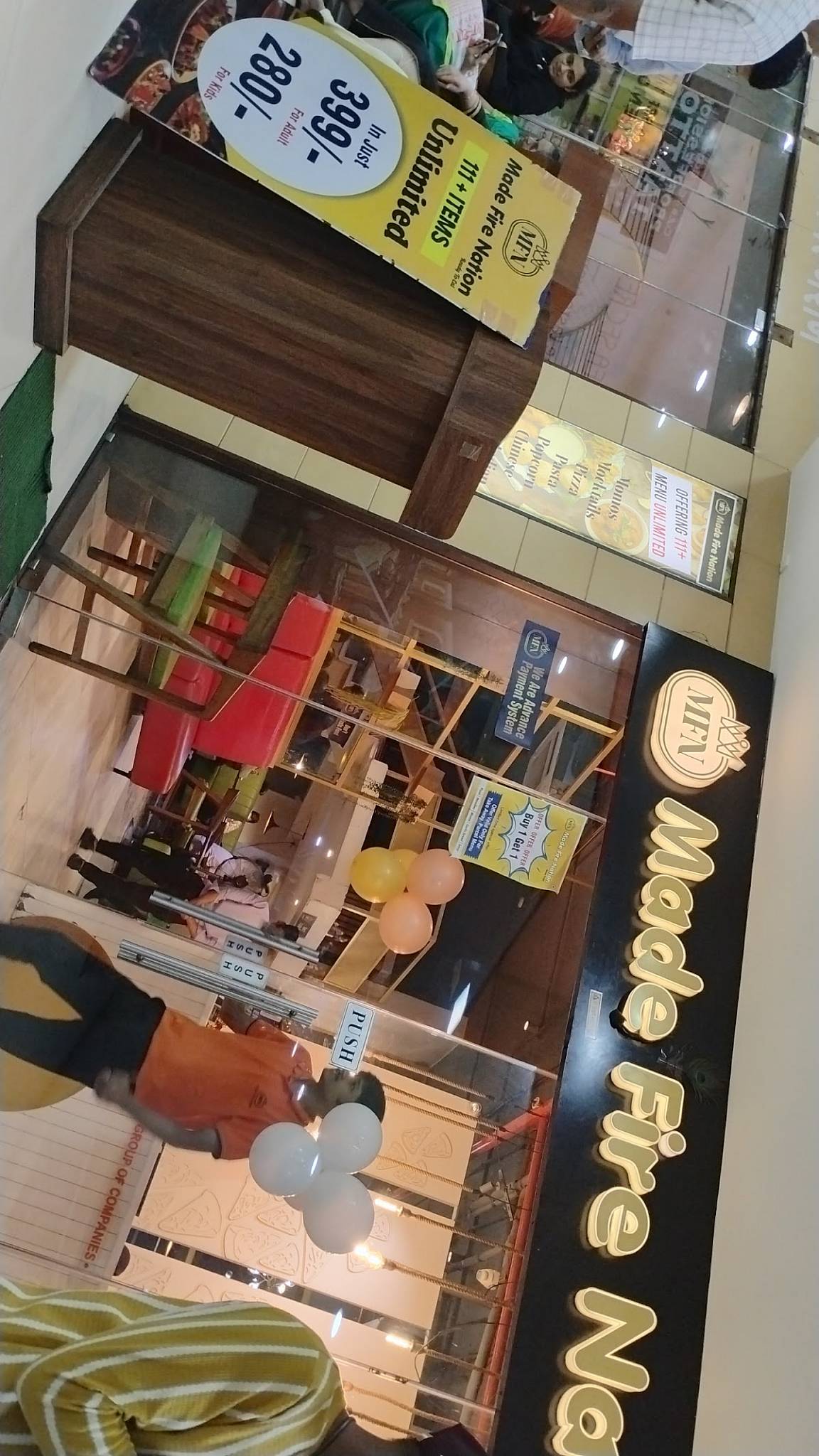 Made fire Nation menu