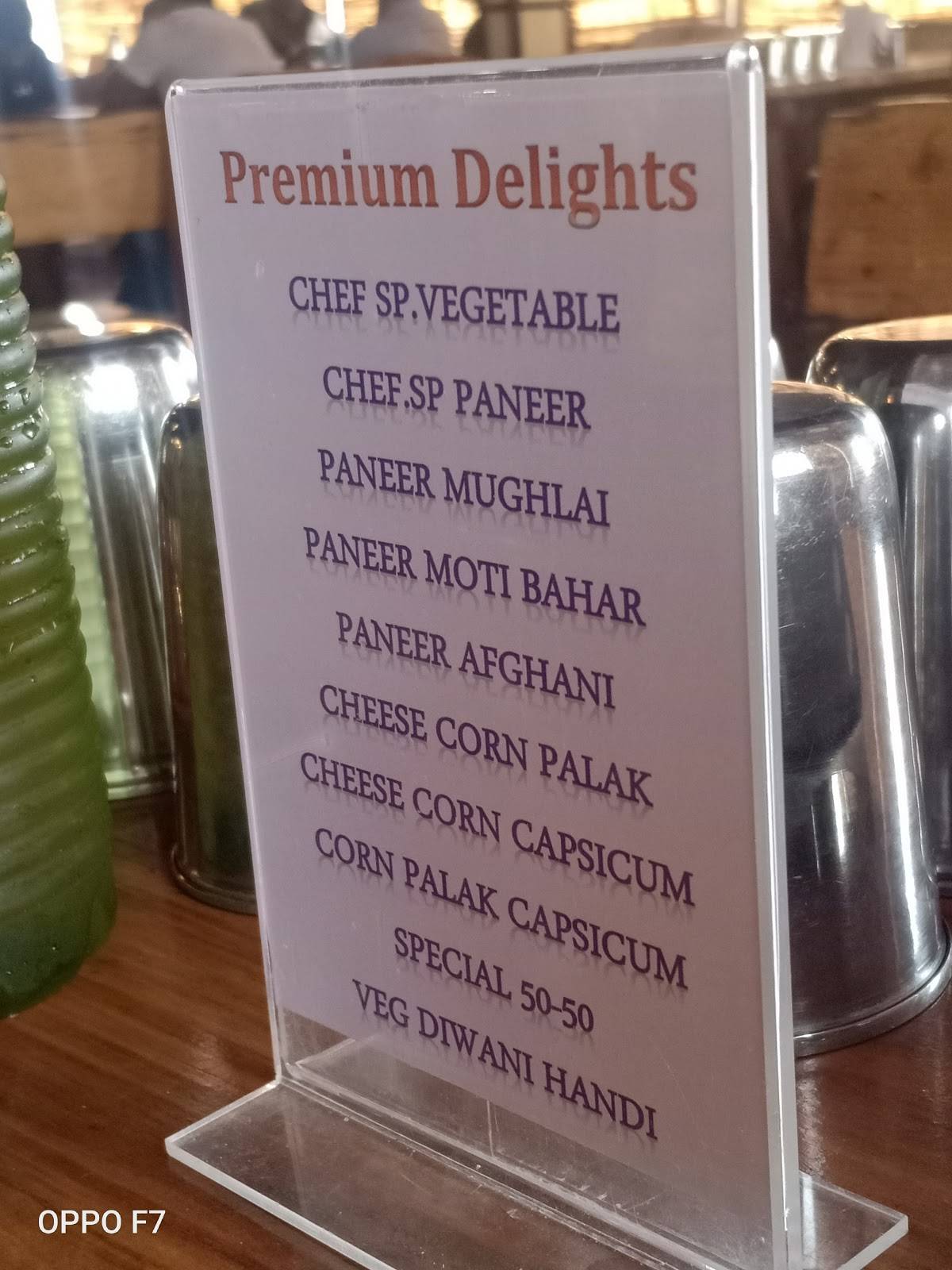 Madhuli Restaurant menu