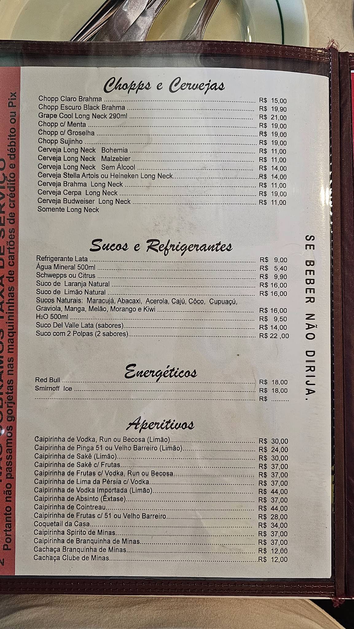 Magic Chicken cardápio