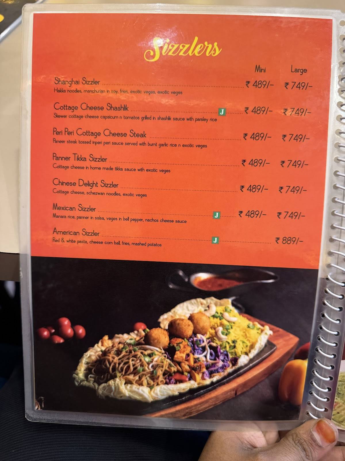 Make My Day menu