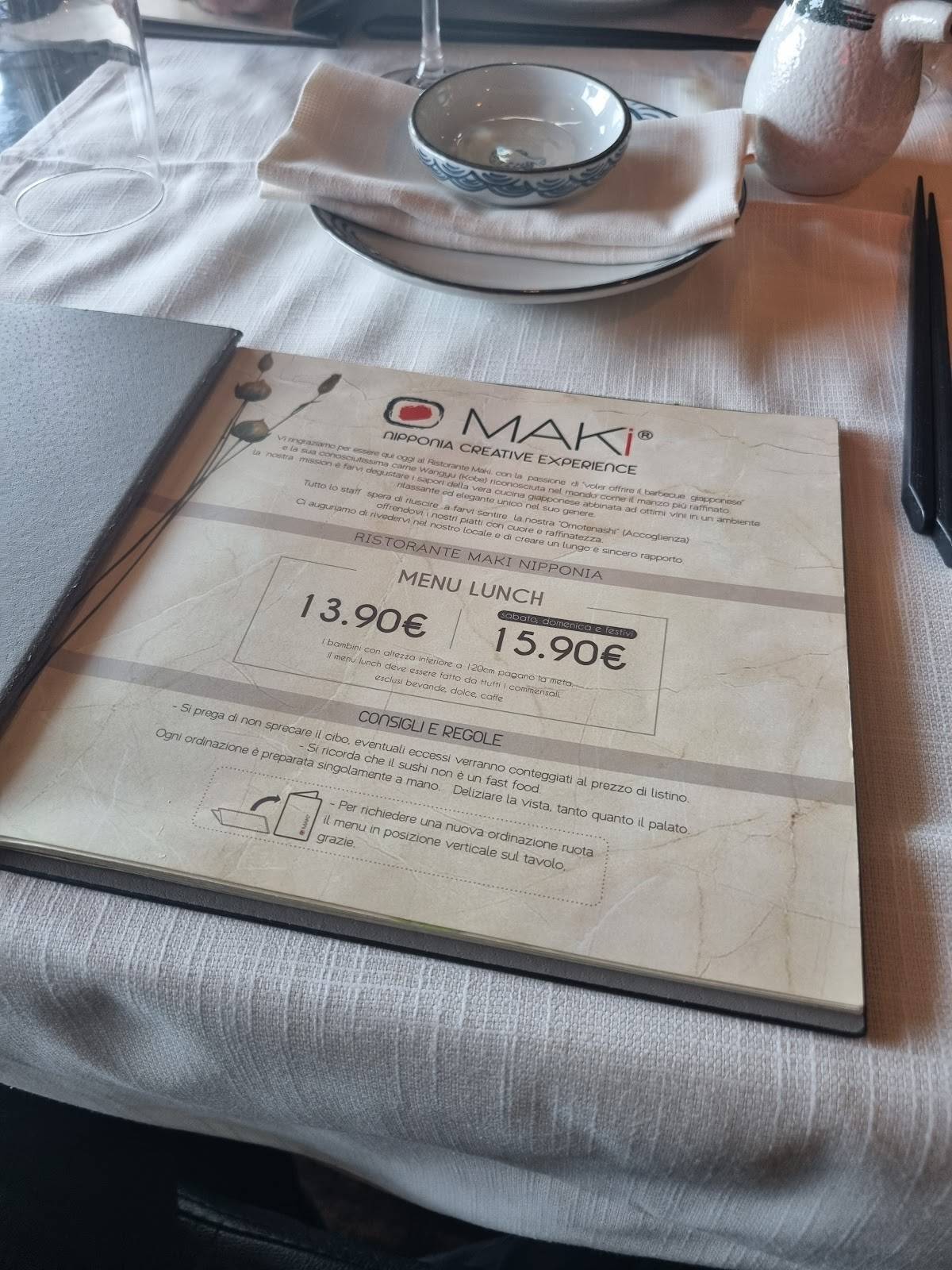 Menu di Maki 