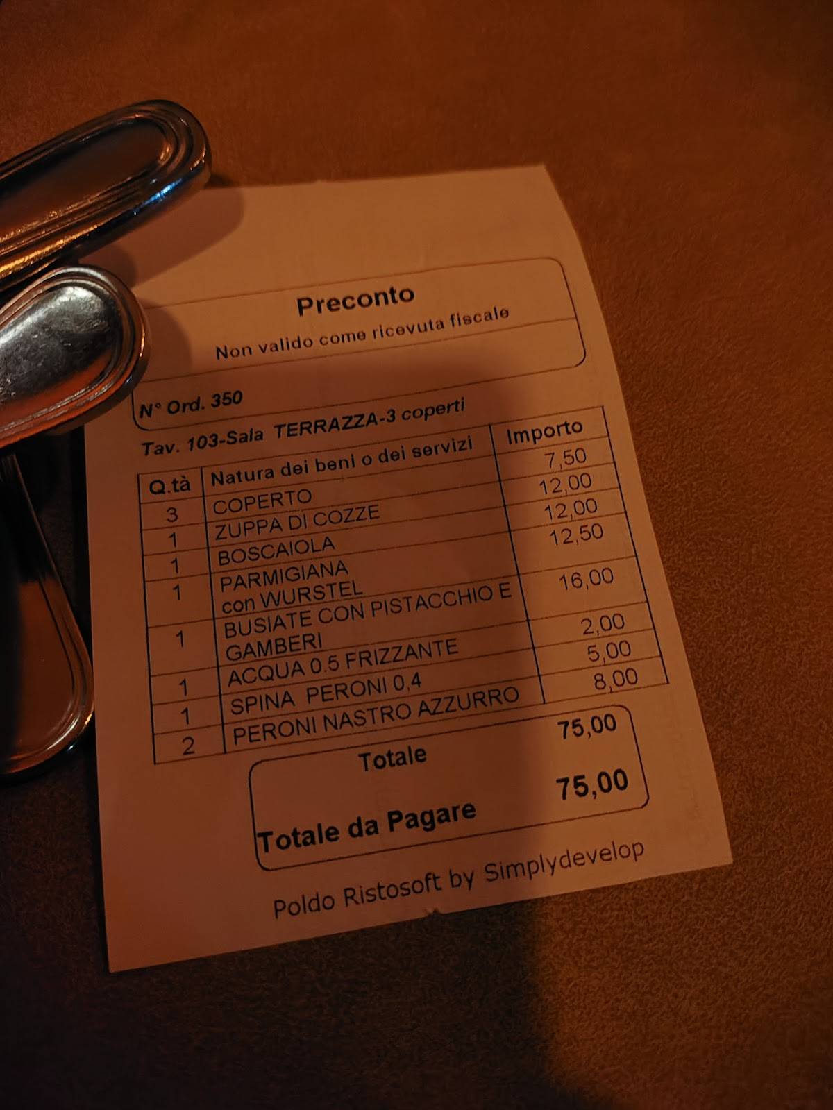 Menu di Mamaita's Club & Restaurant 