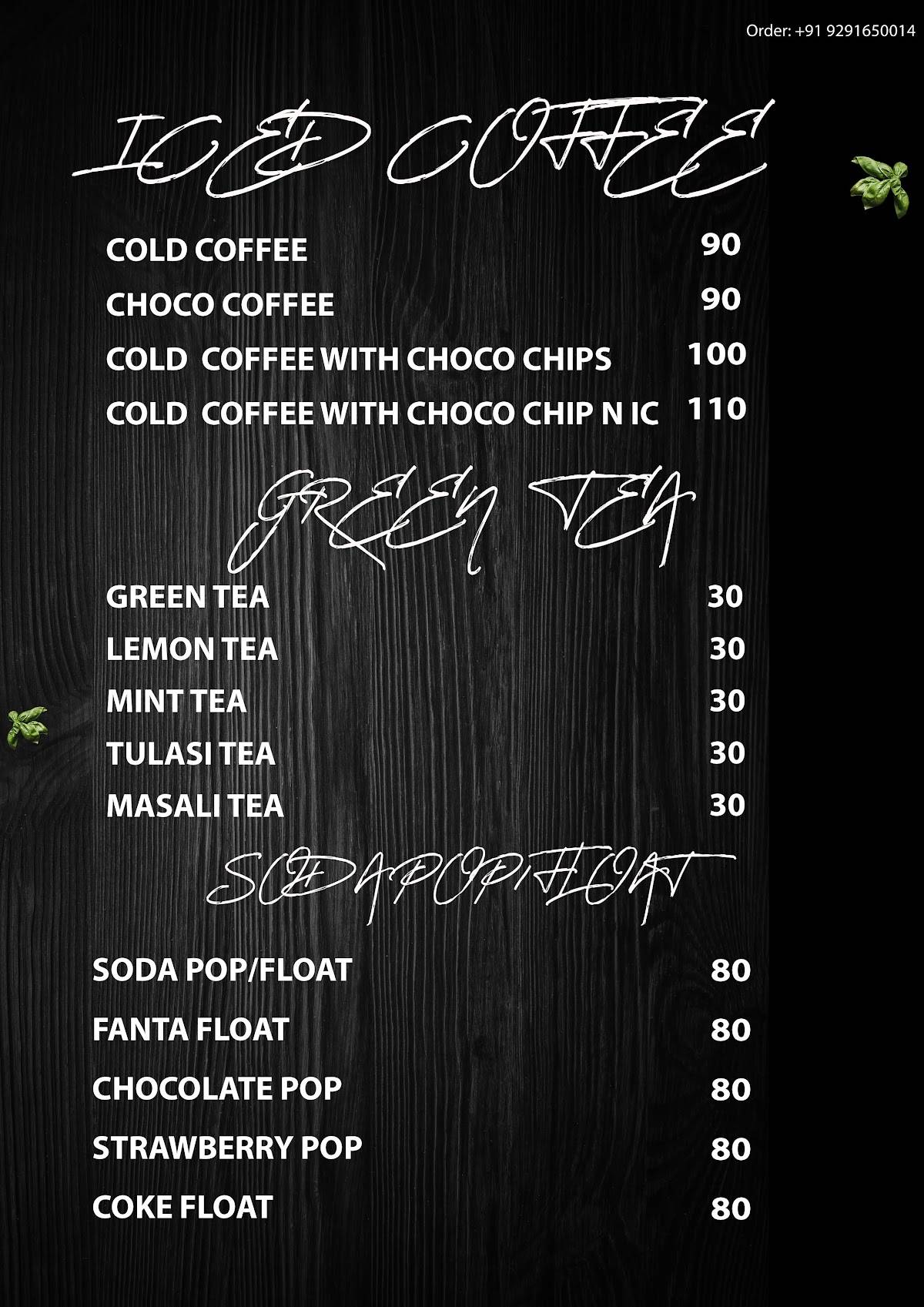 SIP N BITE menu