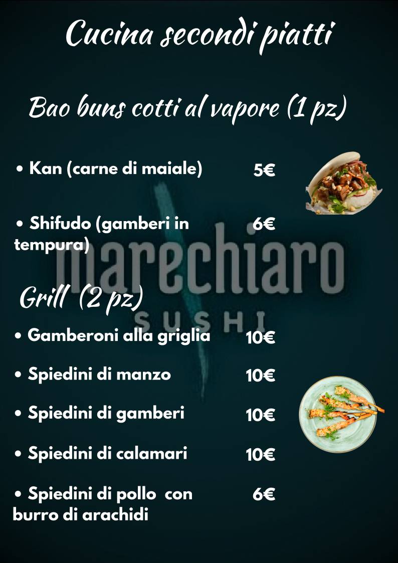 Menu di Marechiarosushi 