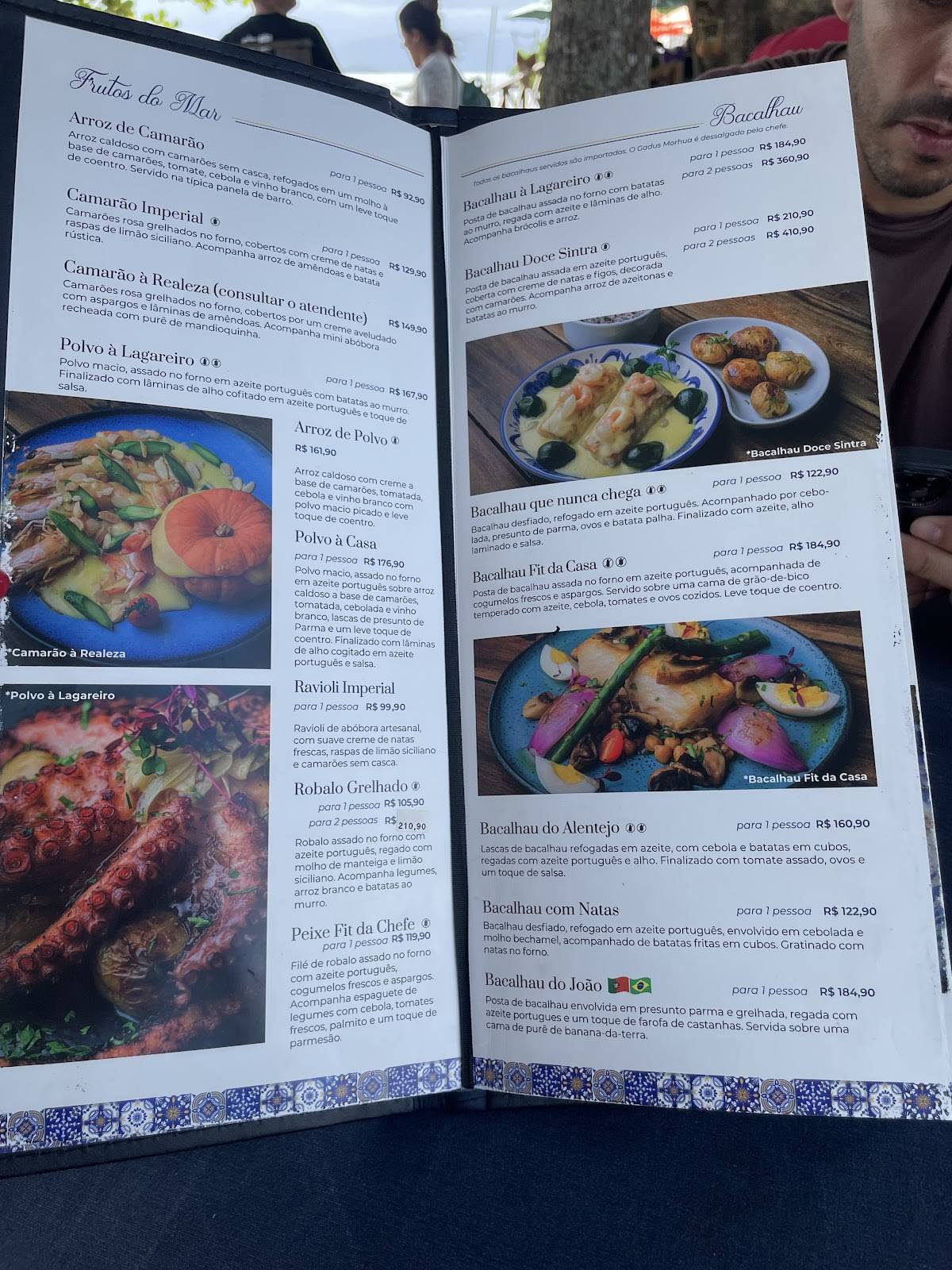 Marisqueira Sintra cardápio