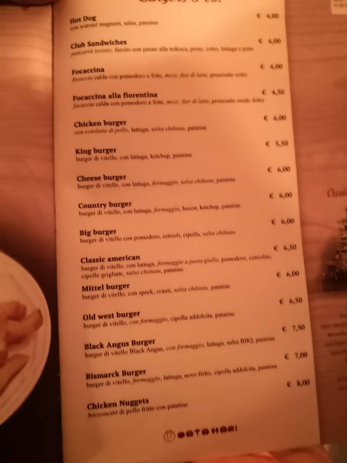 Menu di Mata Hari Pizzeria, Ristorante, Bistrot, Steak House, Wine Bar, Birreria 