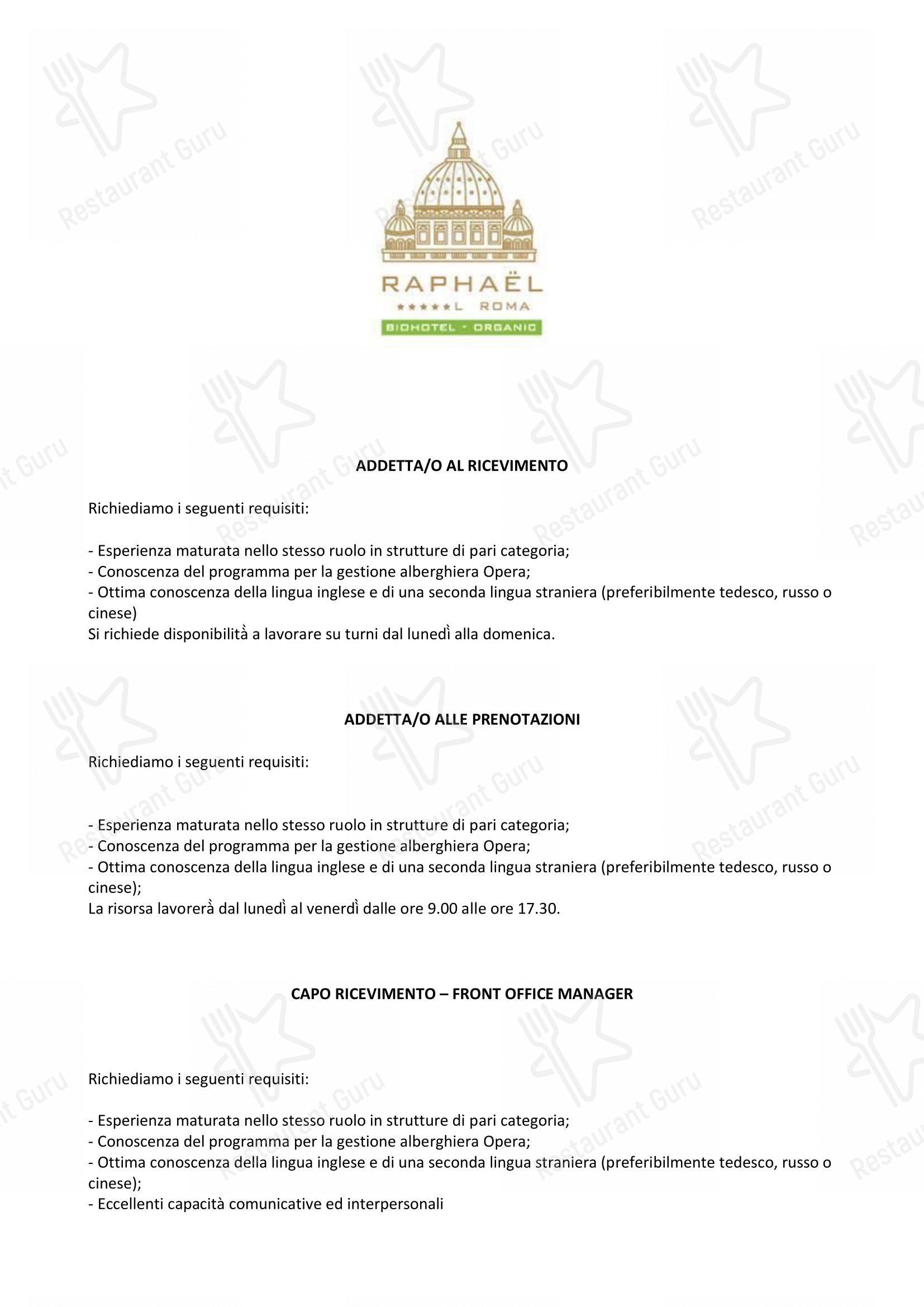 Крафт меню per Mater Terrae ristorante