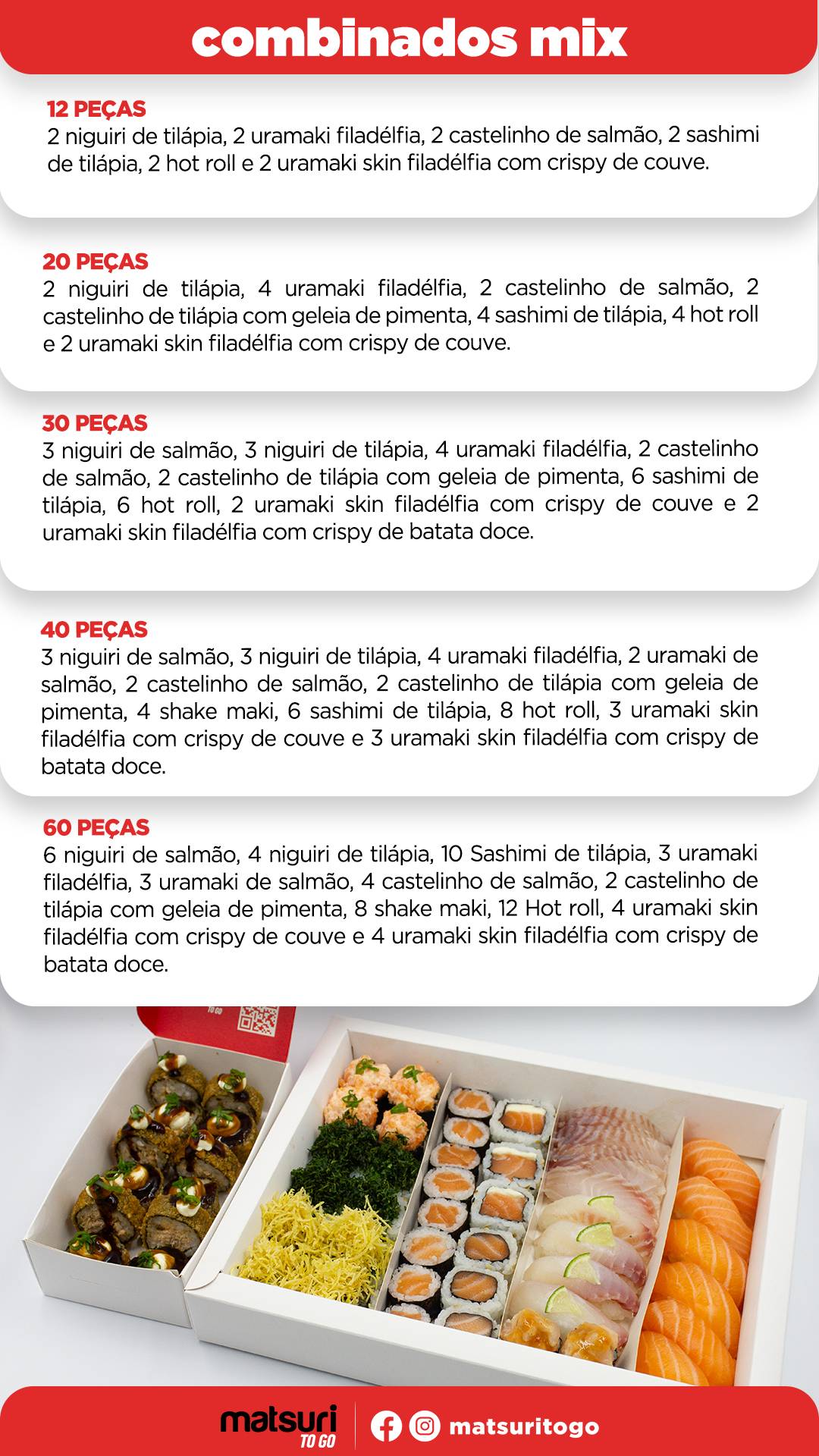 Matsuri To Go - Cambé cardápio