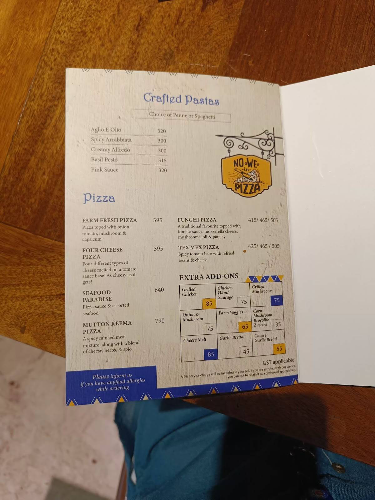 May Kitchen & Bar menu
