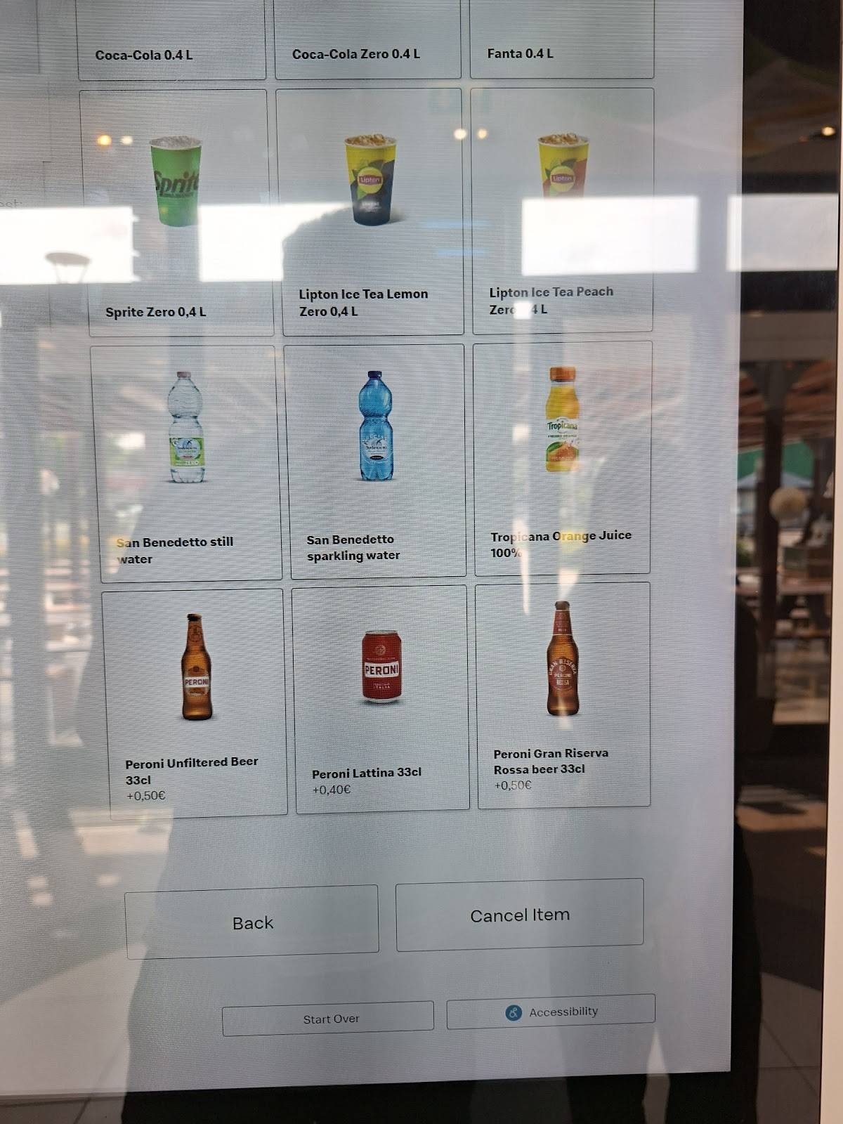 Menu di McDonald's Segrate 