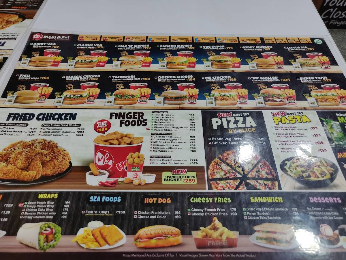 Menu at Meat and eat Restaurant Channasandra, Bengaluru