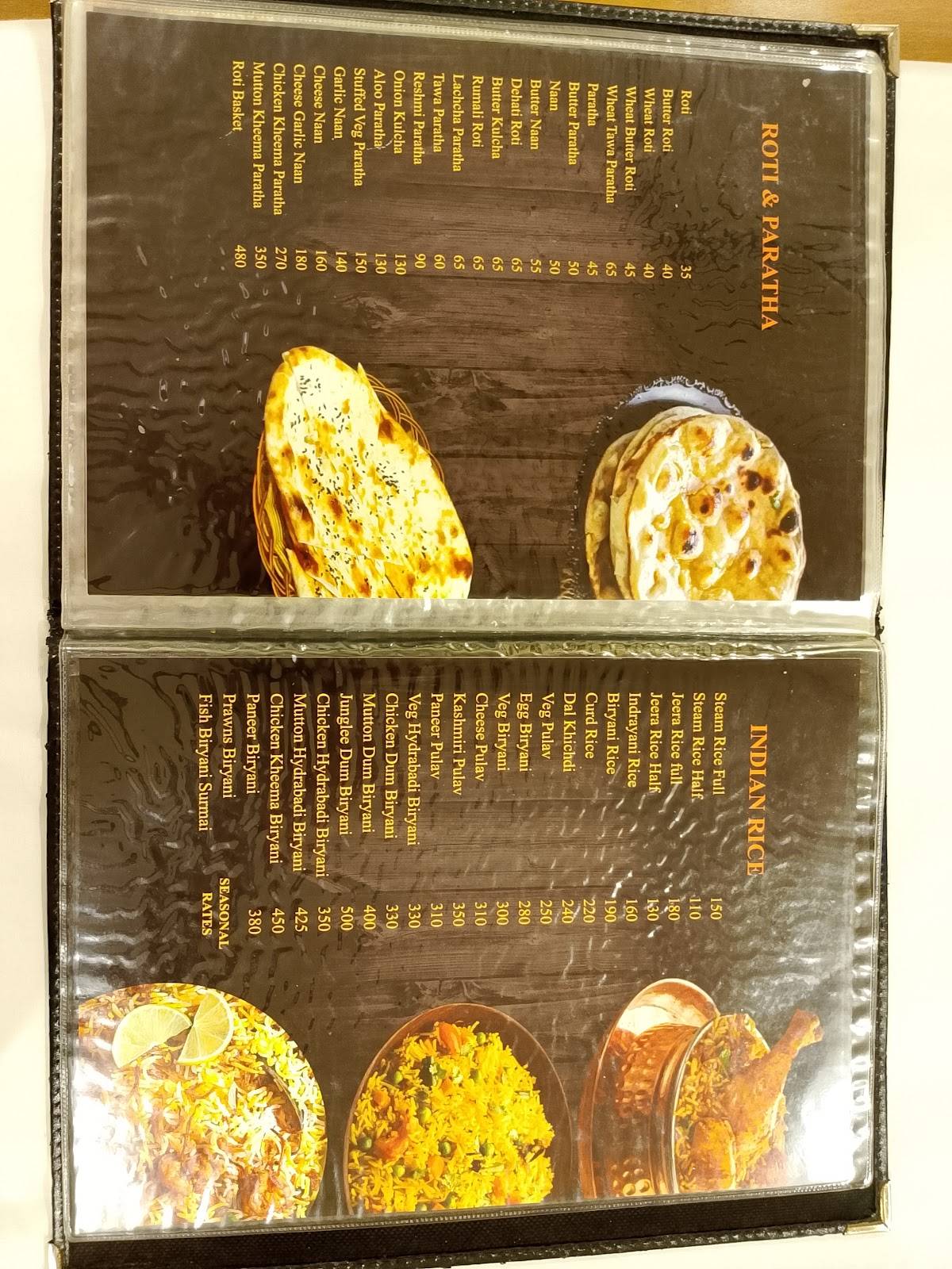 Meghraj Family Restaurant Bar menu