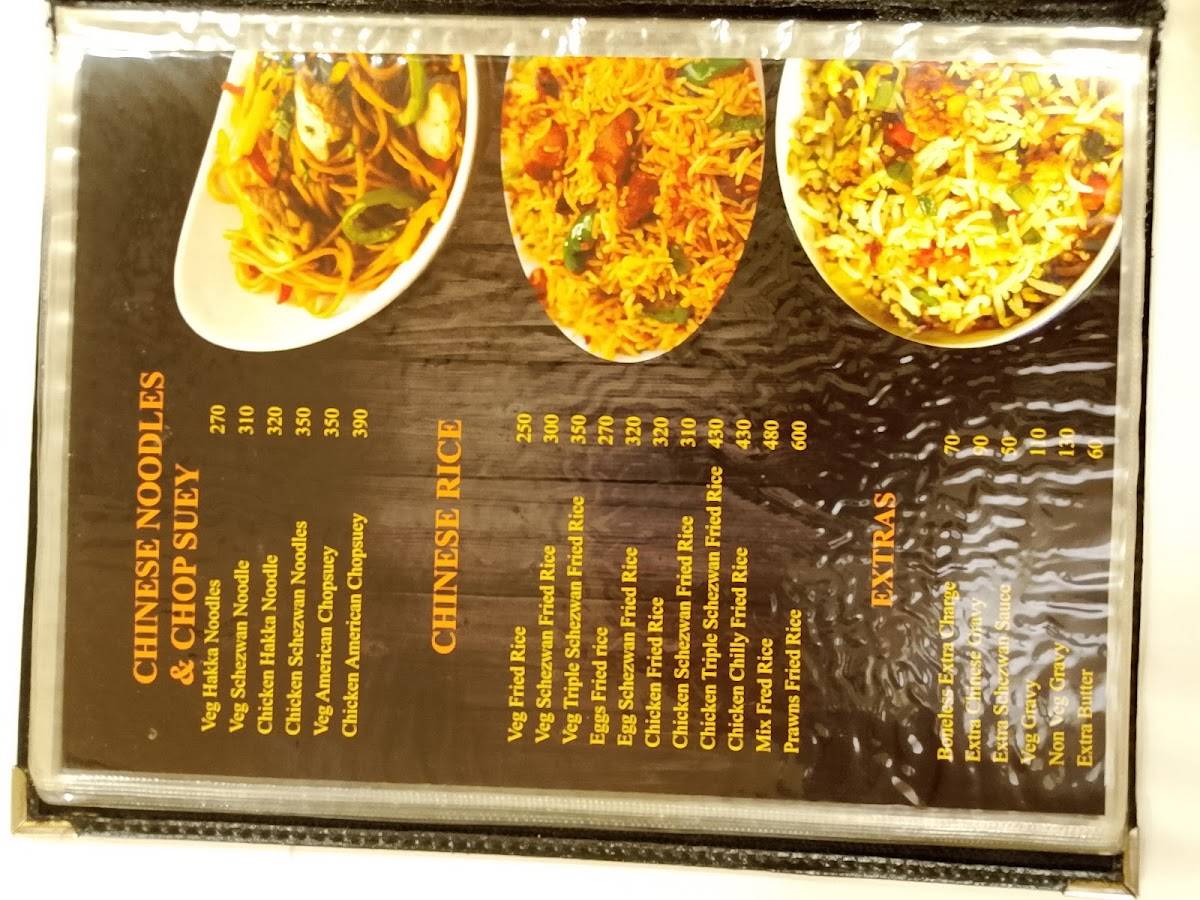Meghraj Family Restaurant Bar menu