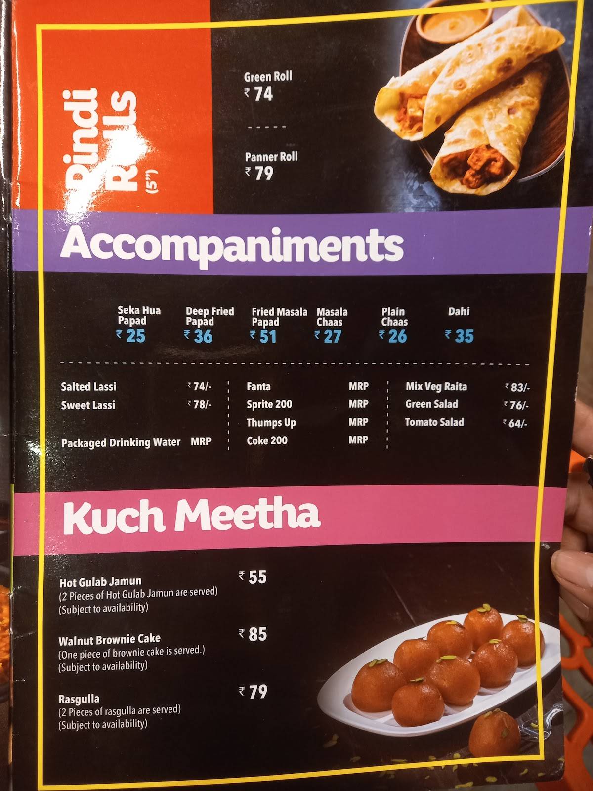 Mehul's Kitchen Rajkot - Fix Punjabi Thali, Best Chole Bhature, Famous Dal Khichdi, Good Packed Food, Lunch Meal in Rajkot menu