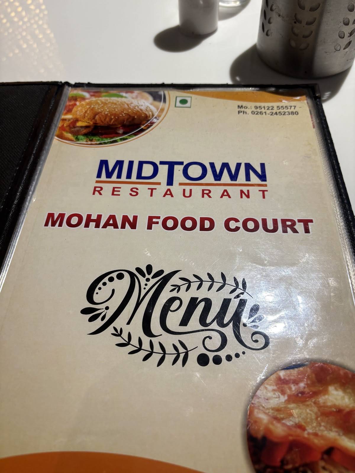 Midtown Restaurant menu