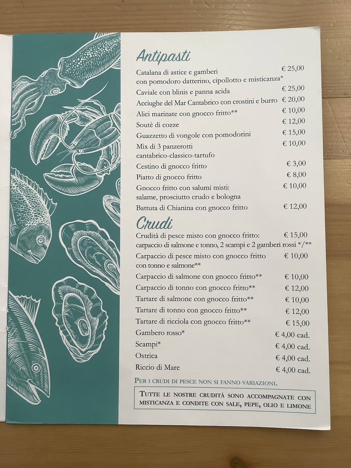 Menu di Mimì Gourmet 