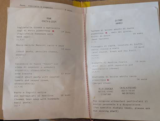 Menu di Mimì E Cocotte 