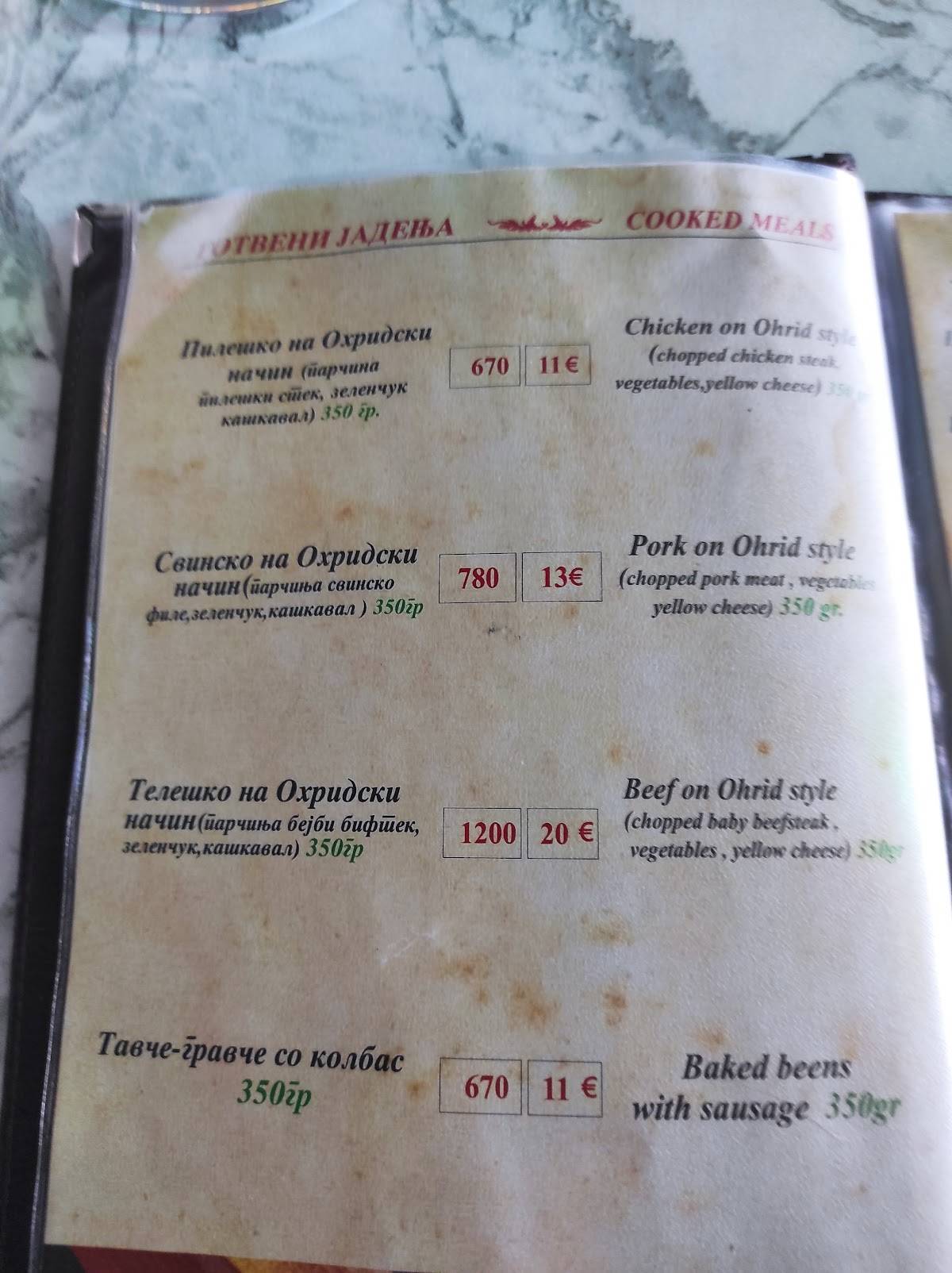 Menu de MoMir