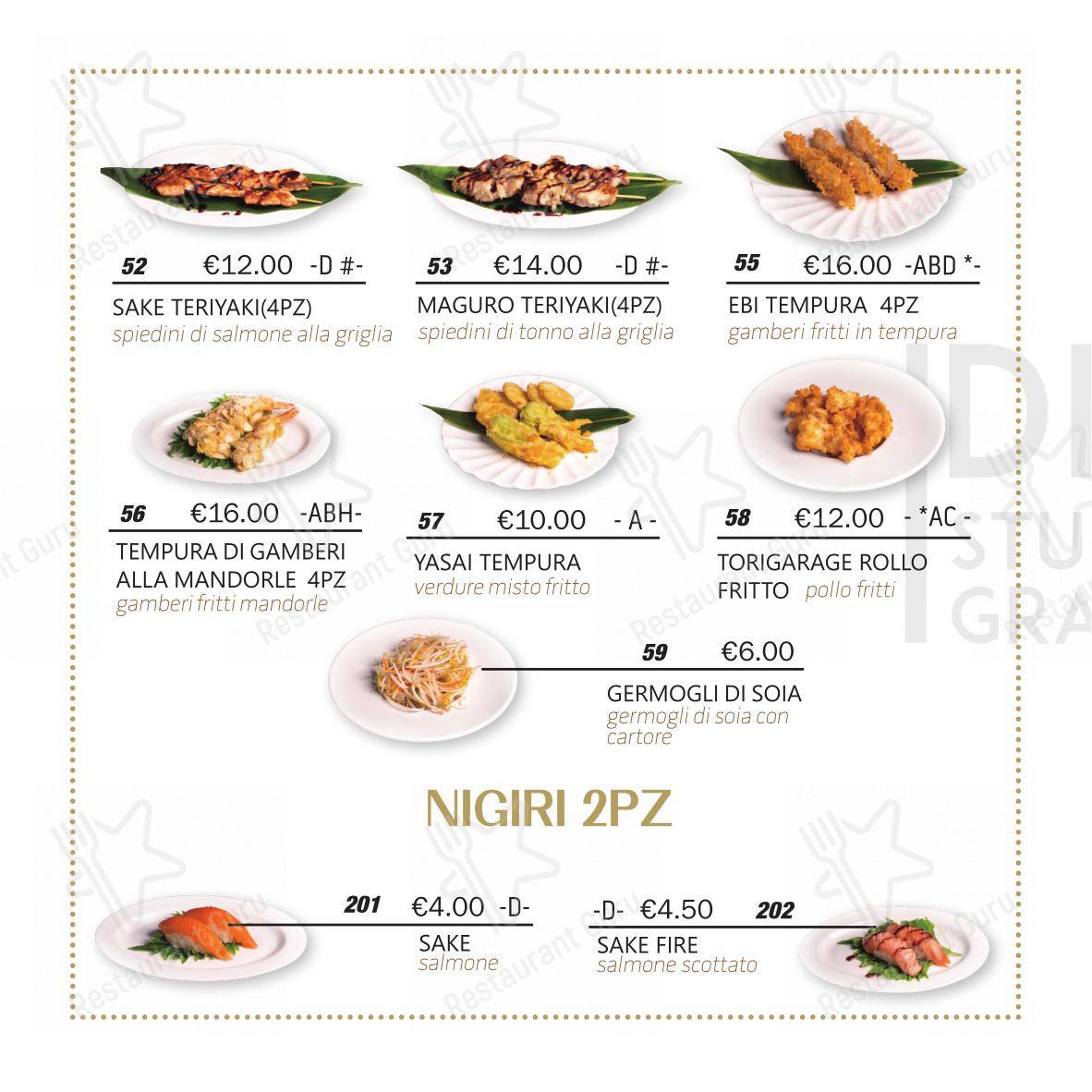 Moki Sushi Ristorante in Roma - Menu