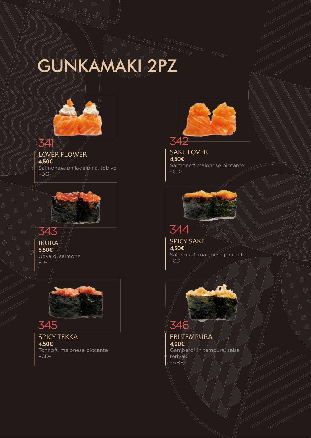 Menu di Moku Tiburtina 